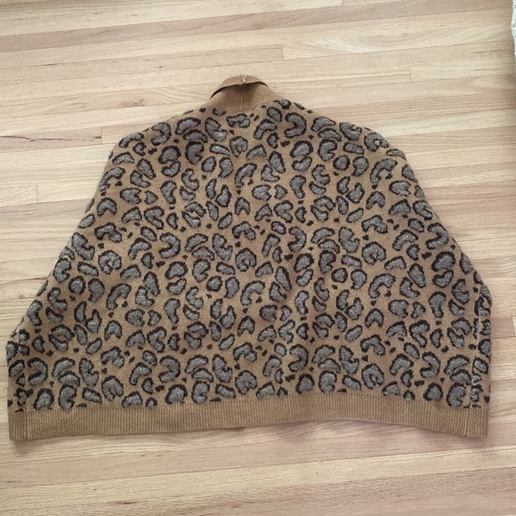 Anthropologie Léopard Print Bolero Sweater - Picture 7 of 8